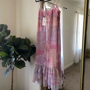 Zara Paisley Patch MIDI Dress